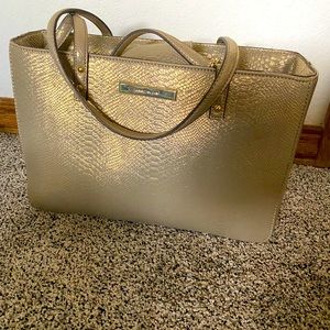 Gold Anne Klein Shoulder Bag